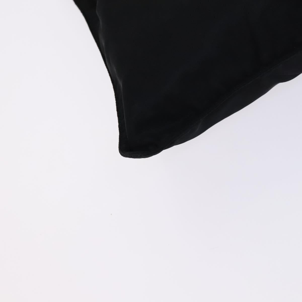 PRADA Shoulder Bag Nylon Black Silver Auth am8025