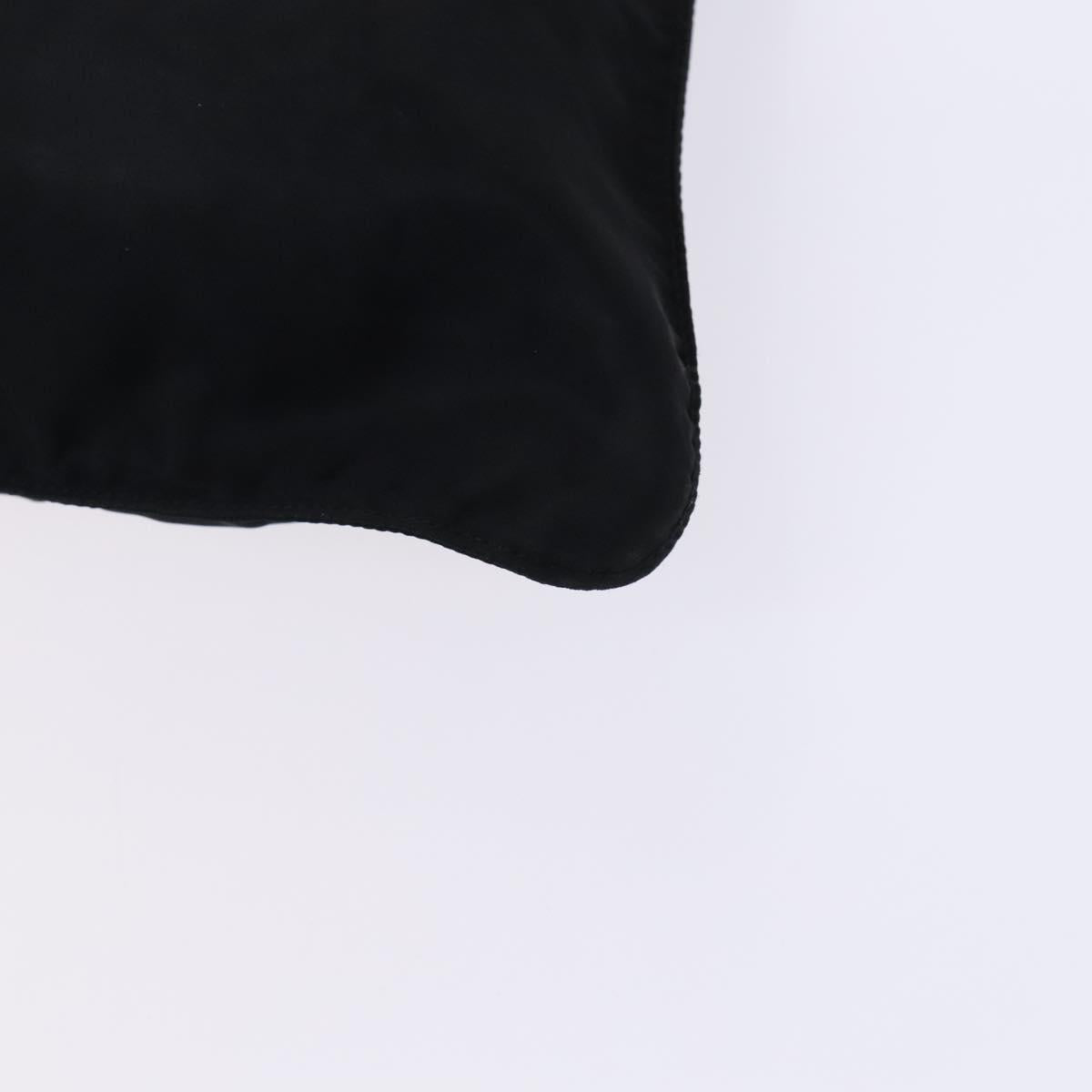 PRADA Shoulder Bag Nylon Black Silver Auth am8025