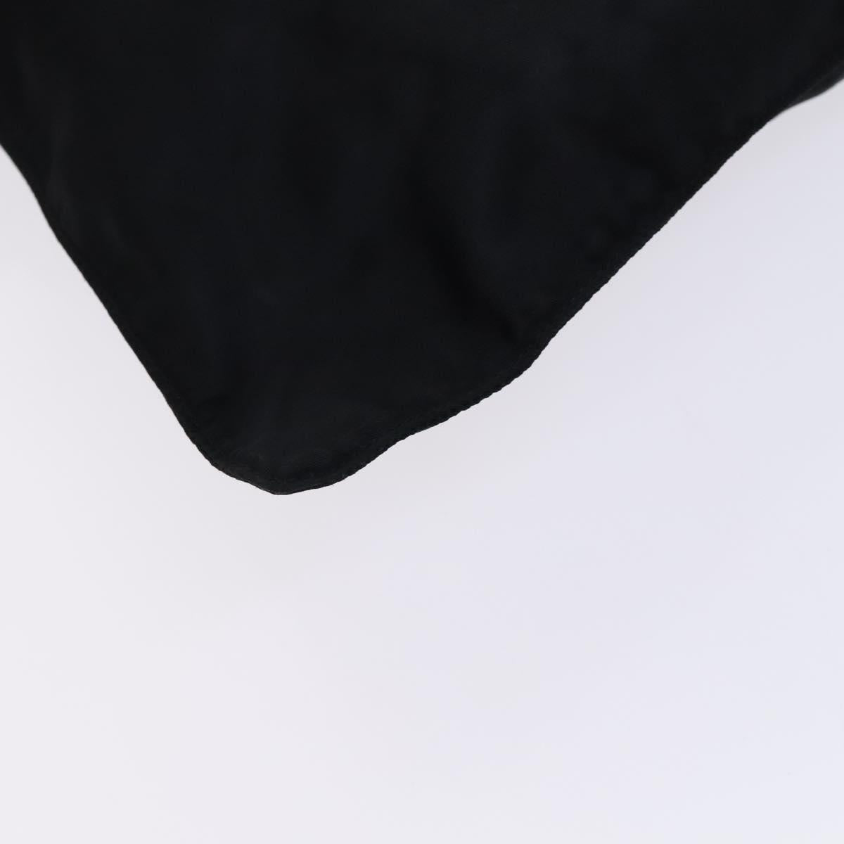 PRADA Shoulder Bag Nylon Black Silver Auth am8025