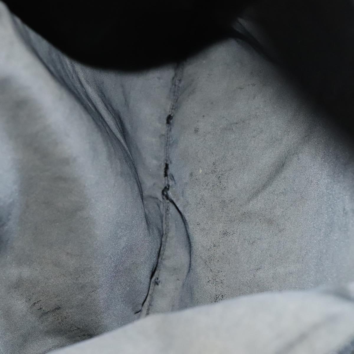 PRADA Shoulder Bag Nylon Black Silver Auth am8025