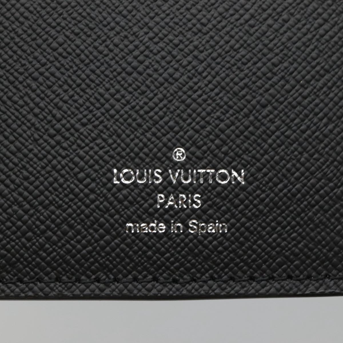 LOUIS VUITTON Monogram Eclipse Porte Feuille Brother Wallet M61697 Auth am8034