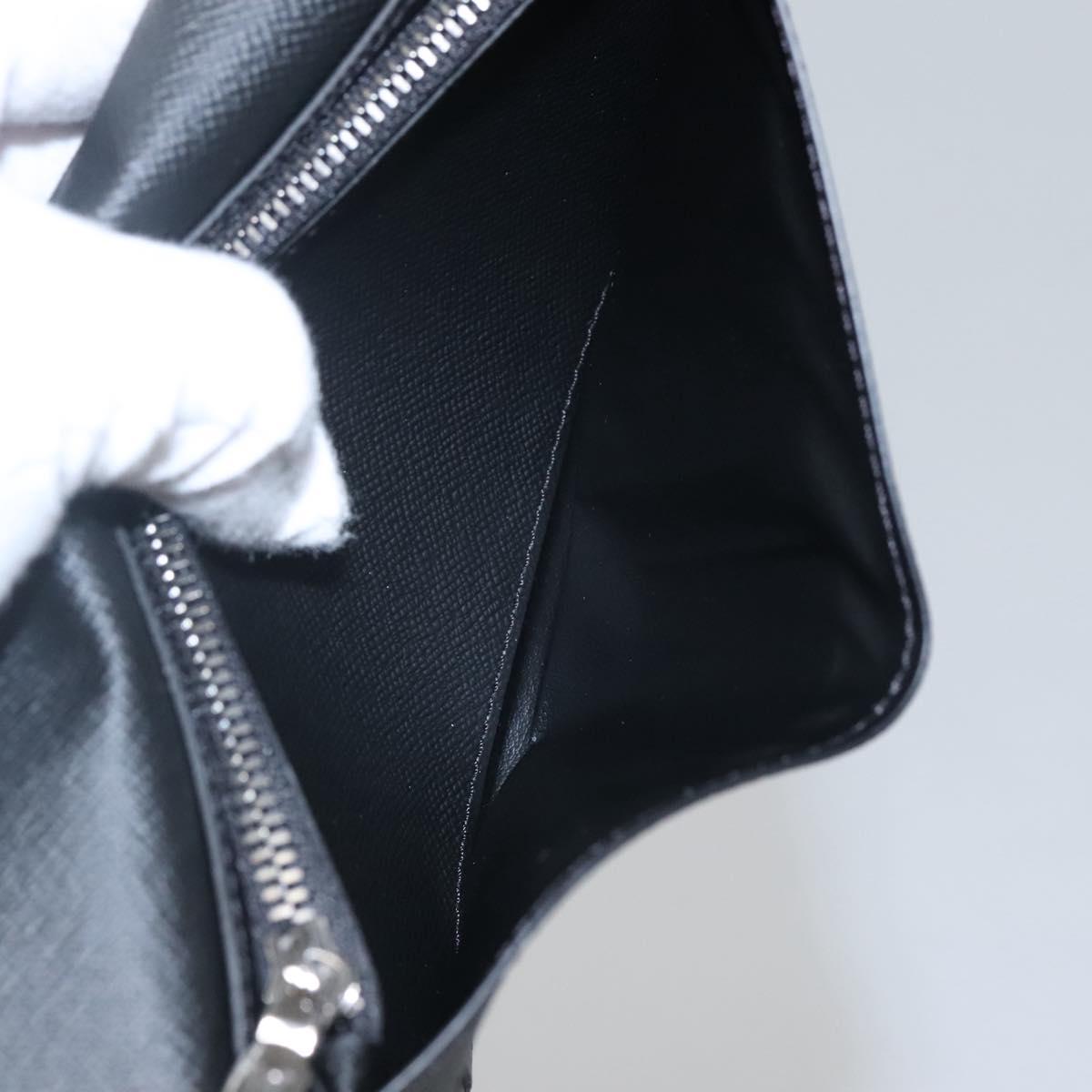 LOUIS VUITTON Monogram Eclipse Porte Feuille Brother Wallet M61697 Auth am8034