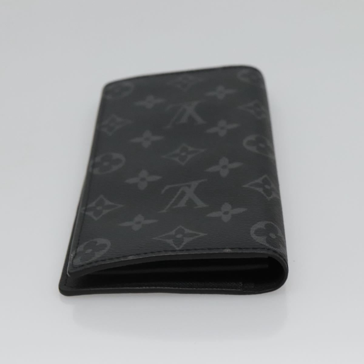 LOUIS VUITTON Monogram Eclipse Porte Feuille Brother Wallet M61697 Auth am8034