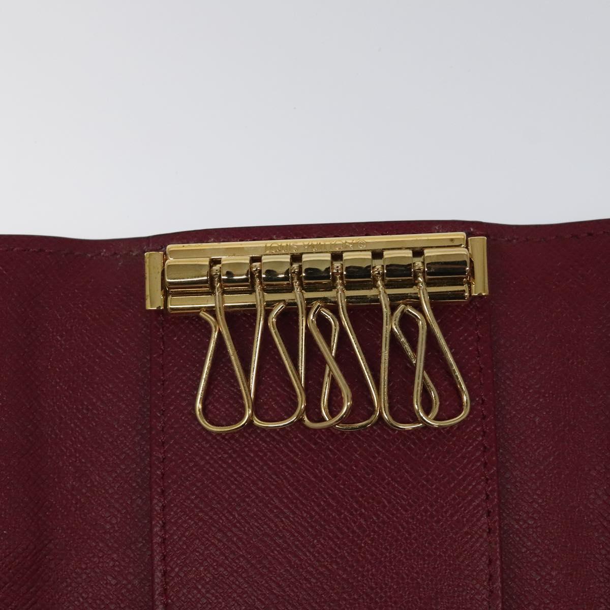 LOUIS VUITTON Monogram Multicles 6 Key Case Fuchsia M60701 LV Auth am8073