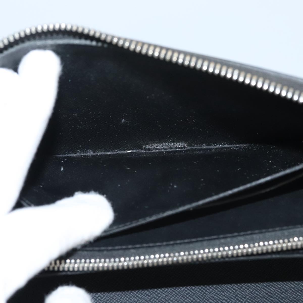 LOUIS VUITTON Epi Zippy Organizer Long Wallet Black M63852 LV Auth am8074