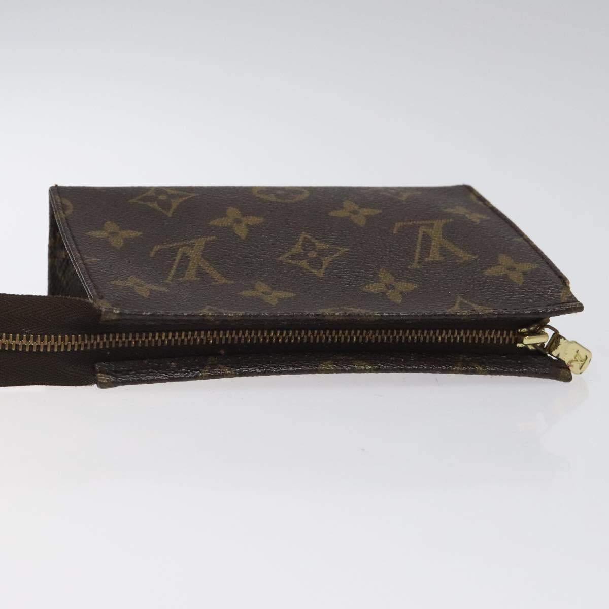 LOUIS VUITTON Monogram Poche Toilette 15 Pouch M47546 LV Auth am8106