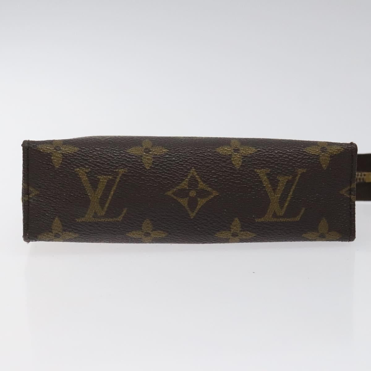 LOUIS VUITTON Monogram Poche Toilette 15 Pouch M47546 LV Auth am8106