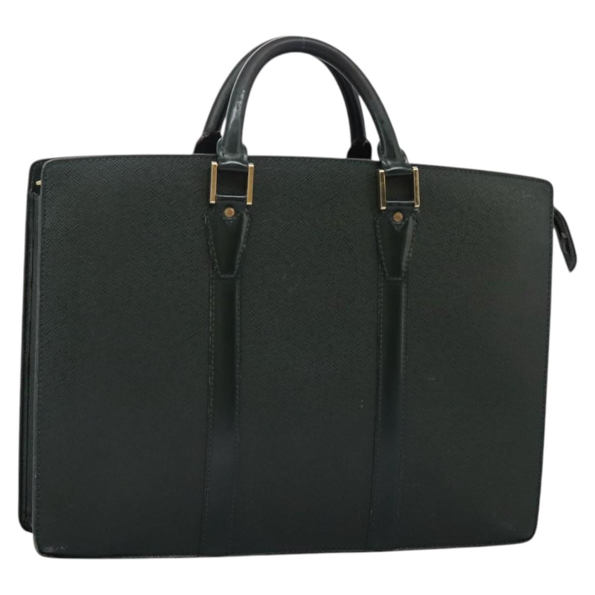 LOUIS VUITTON Taiga Porte Documents Rozan Bag Epicea M30054 LV Auth am8138