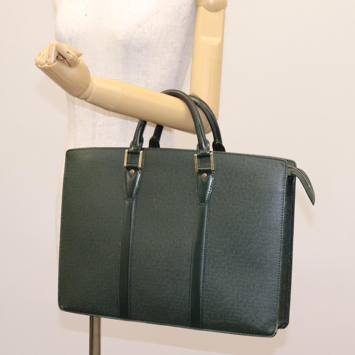 LOUIS VUITTON Taiga Porte Documents Rozan Bag Epicea M30054 LV Auth am8138