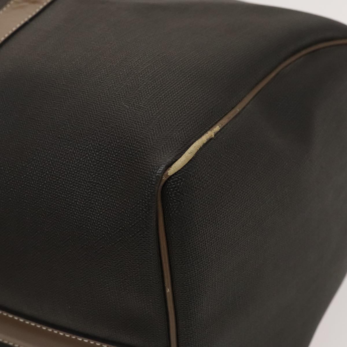 Dunhill Boston Bag PVC Brown Auth am8180