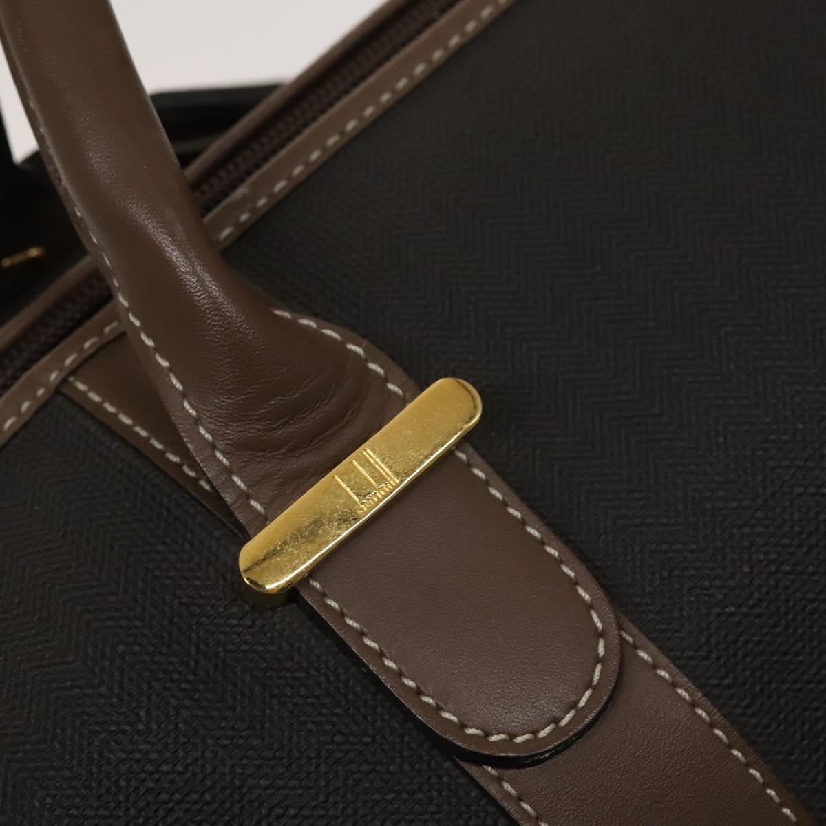 Dunhill Boston Bag PVC Brown Auth am8180