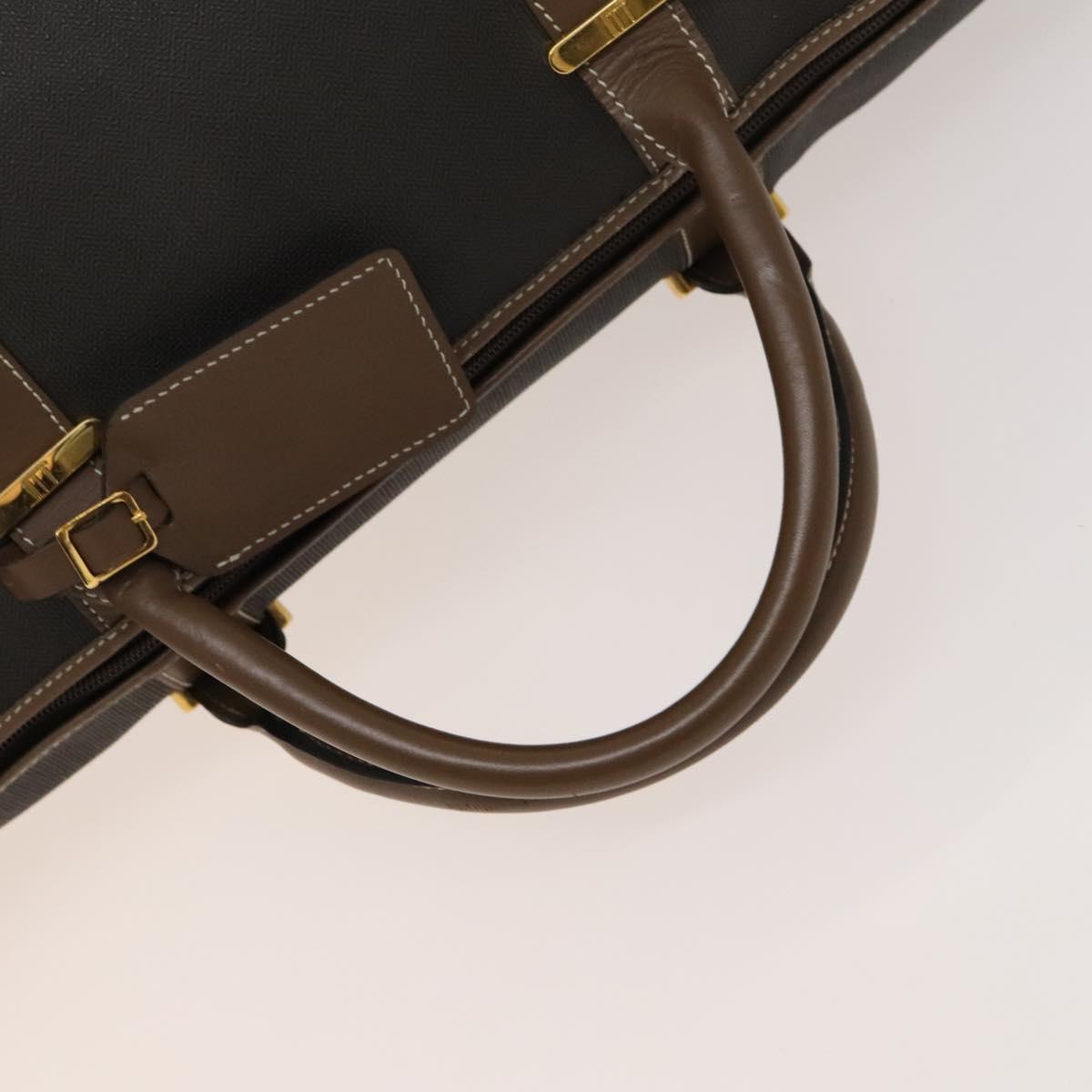 Dunhill Boston Bag PVC Brown Auth am8180