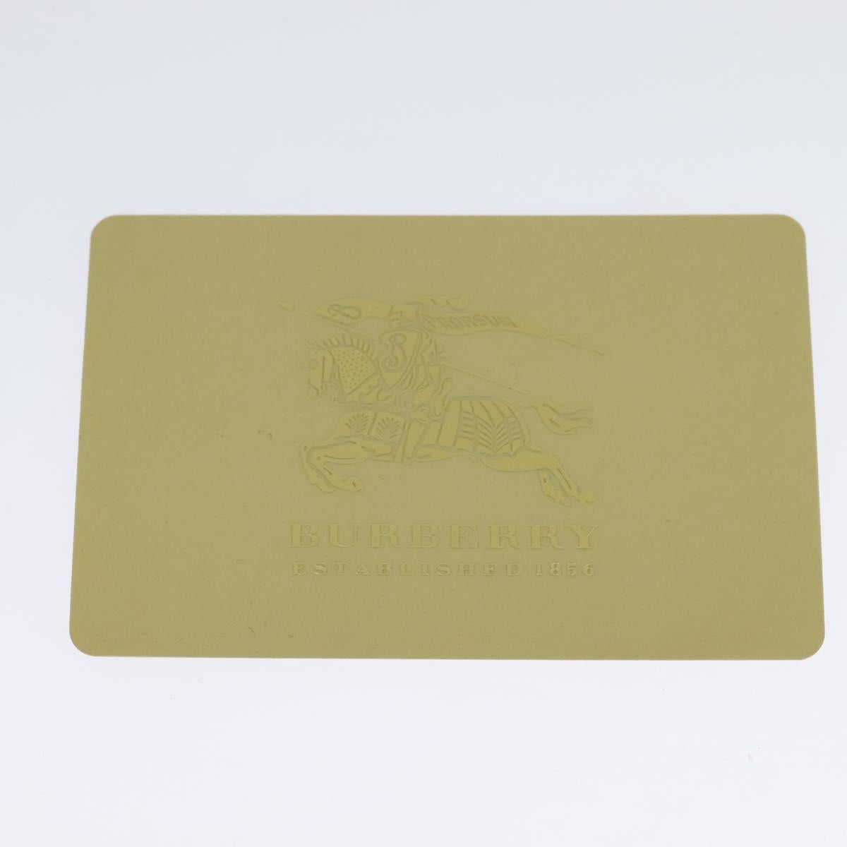 BURBERRY Tote Bag Canvas Black Silver Auth am8188