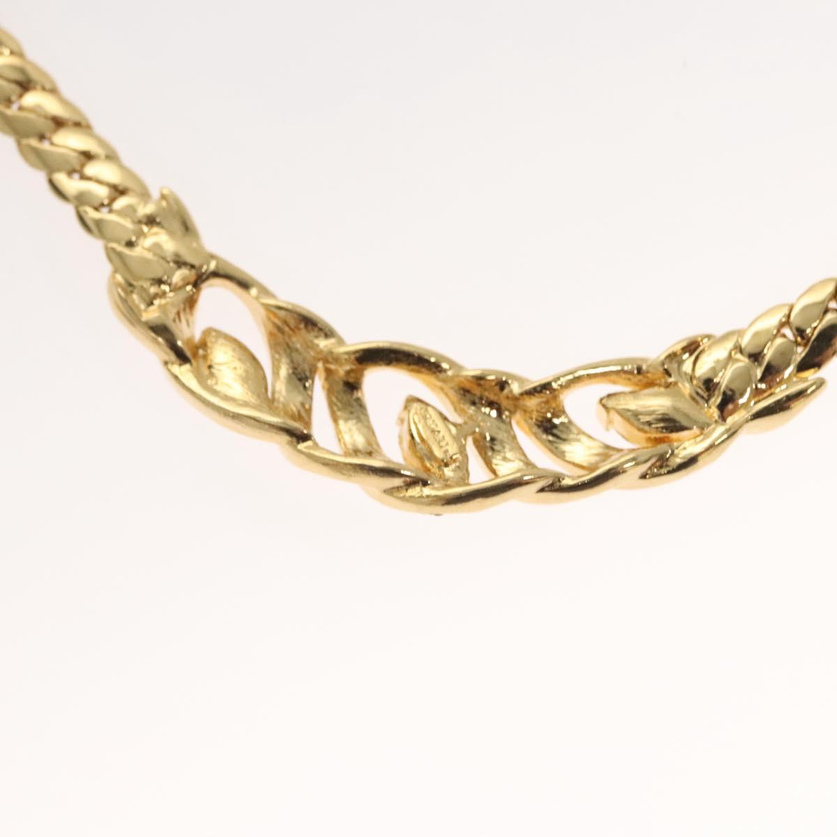 TRIFARI Necklace metal Gold Auth am8232
