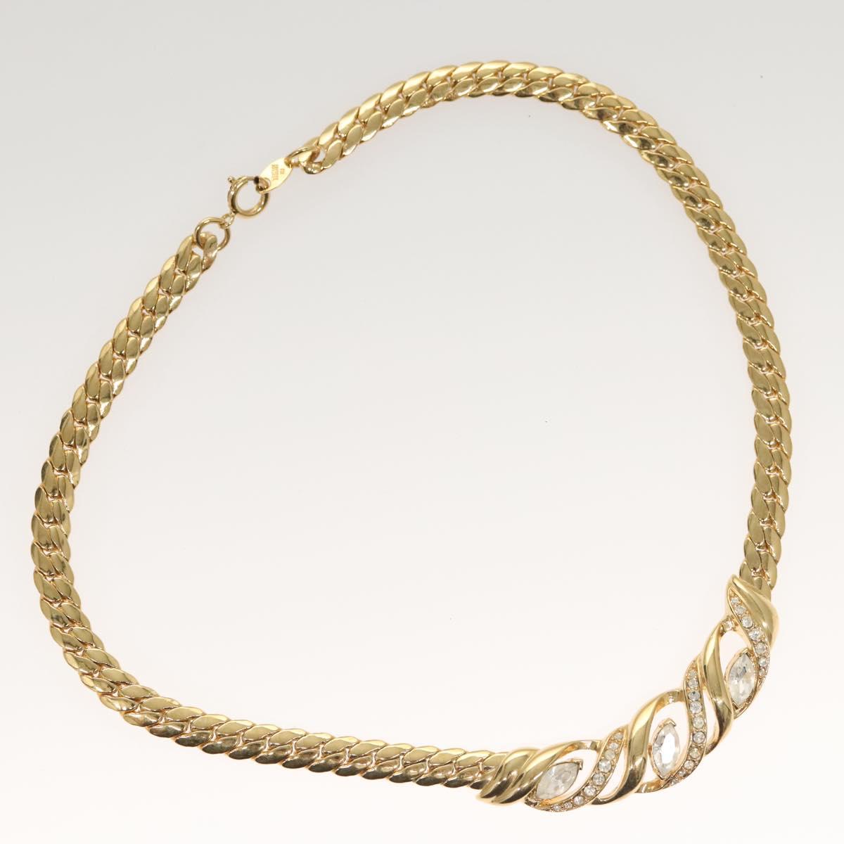 TRIFARI Necklace metal Gold Auth am8232