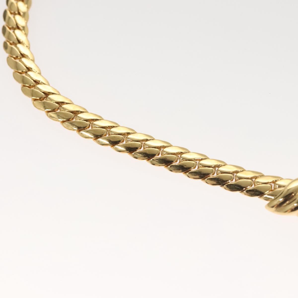TRIFARI Necklace metal Gold Auth am8232