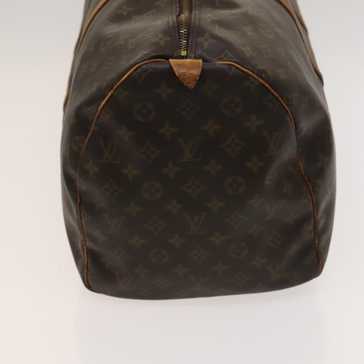 LOUIS VUITTON Monogram Keepall 55 Boston Bag M41424 LV Auth am8247