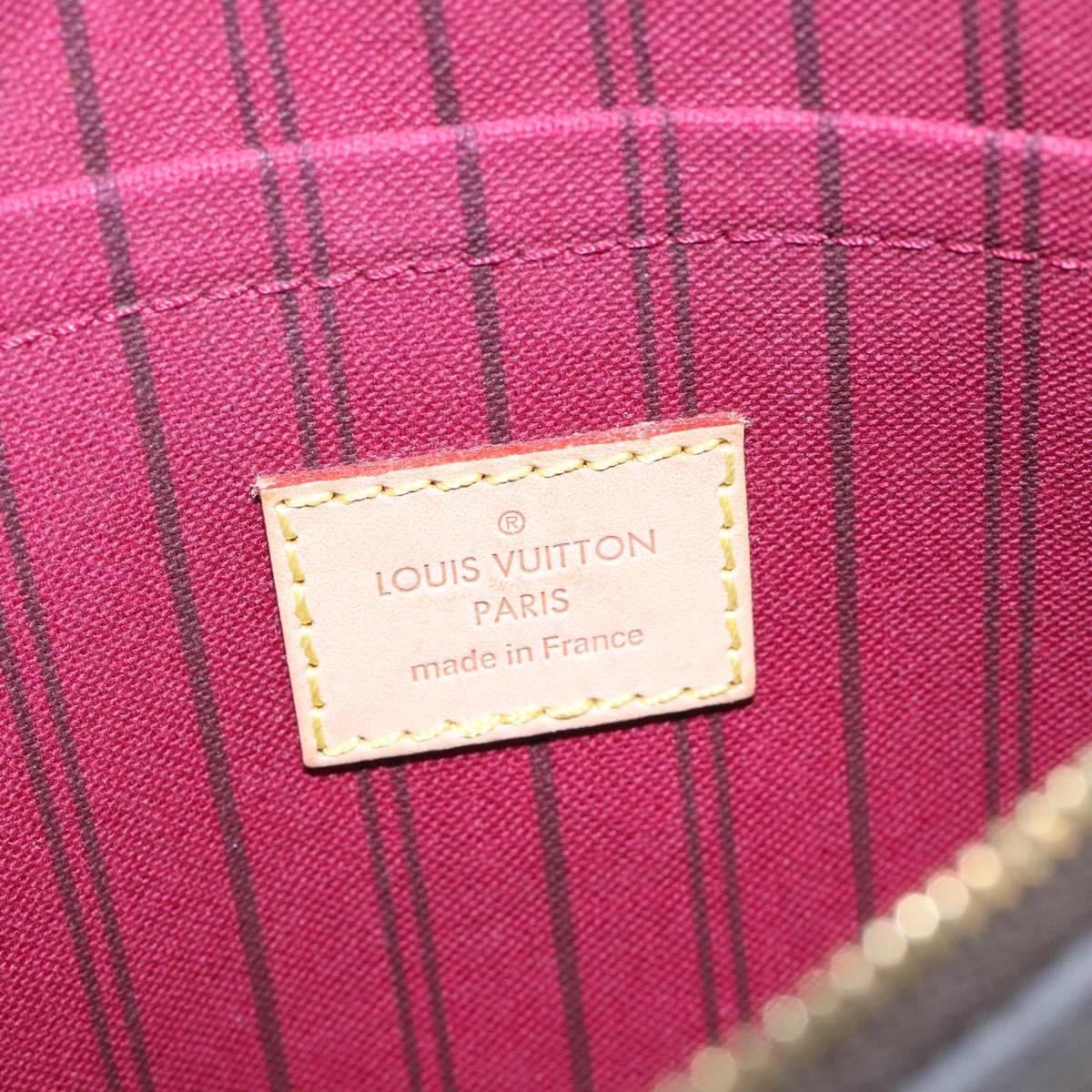 LOUIS VUITTON Monogram Neverfull MM Pouch Accessory Pouch LV Auth am8254