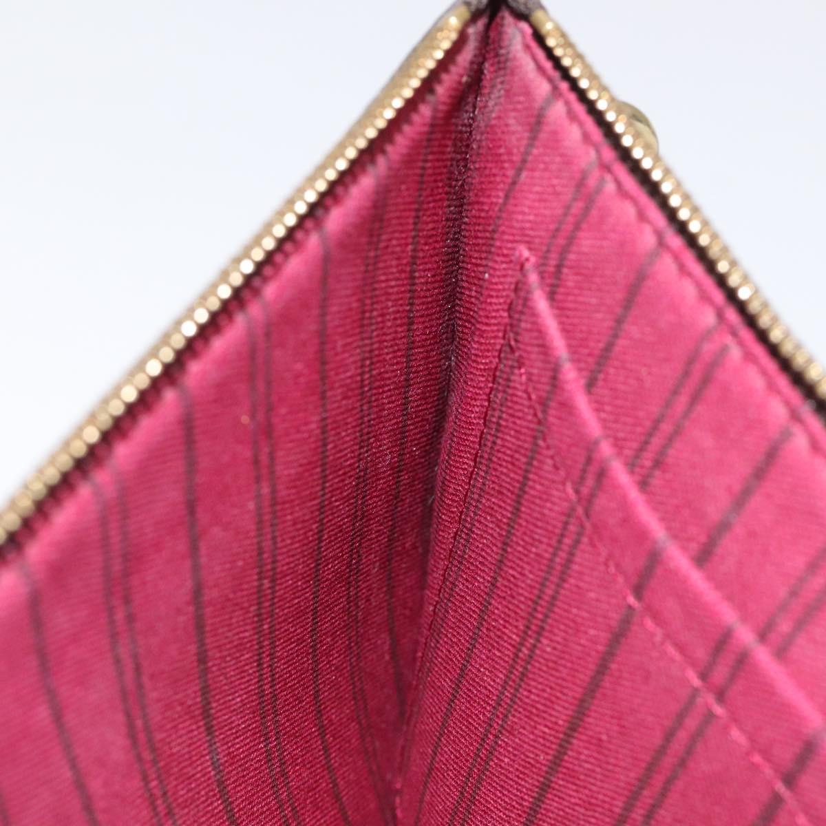 LOUIS VUITTON Monogram Neverfull MM Pouch Accessory Pouch LV Auth am8254