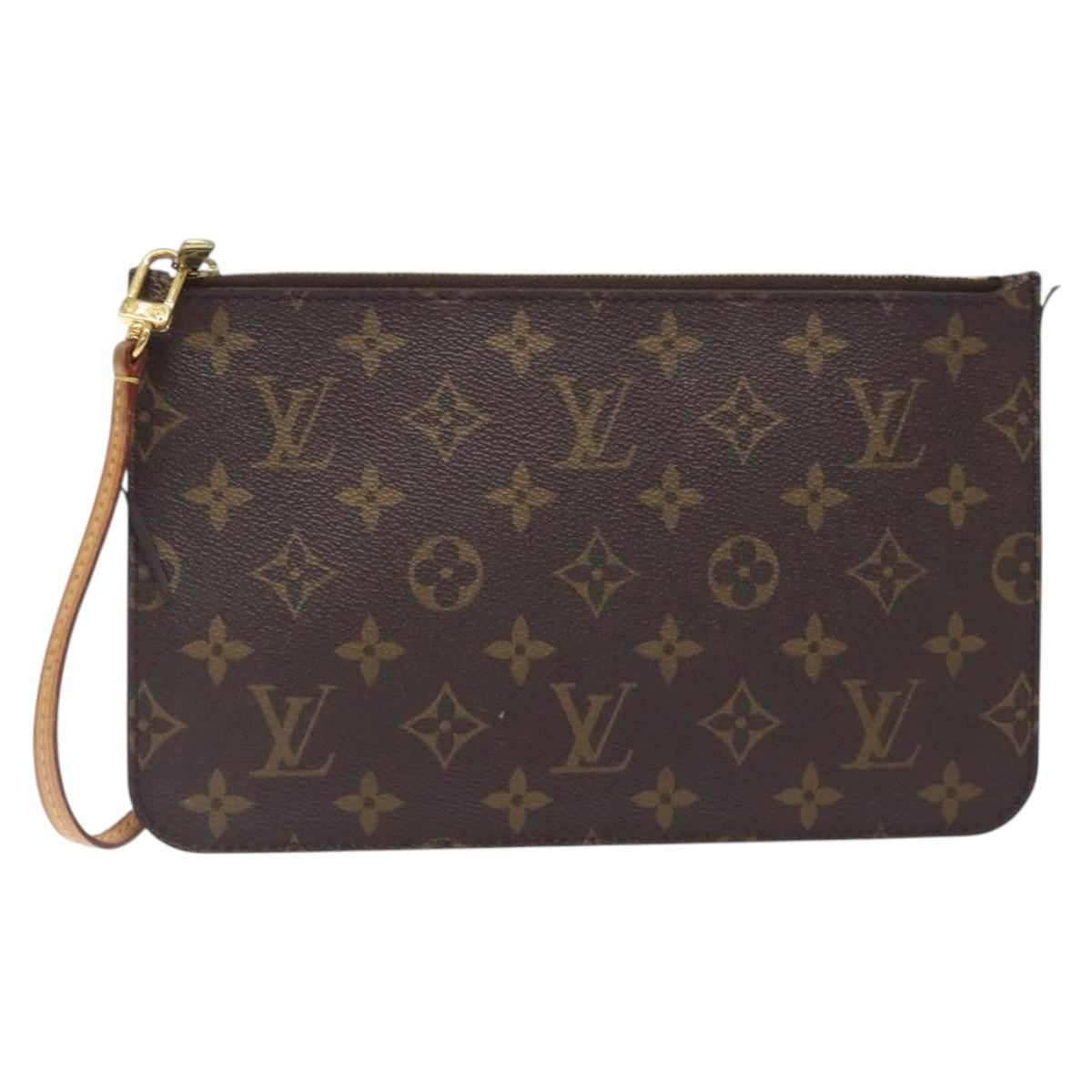 LOUIS VUITTON Monogram Neverfull MM Pouch Accessory Pouch LV Auth am8254
