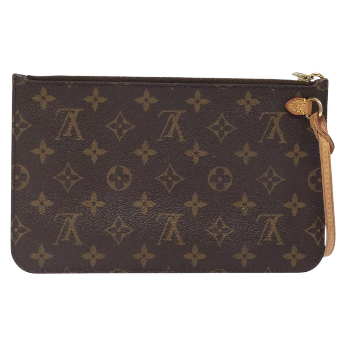 LOUIS VUITTON Monogram Neverfull MM Pouch Accessory Pouch LV Auth am8254