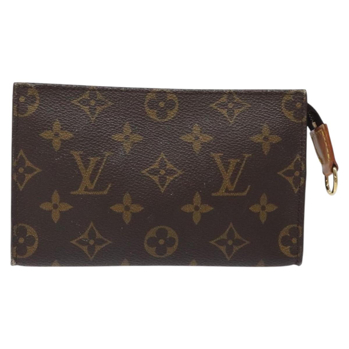 LOUIS VUITTON Monogram Bucket PM Accessory Pouch LV Auth am8255