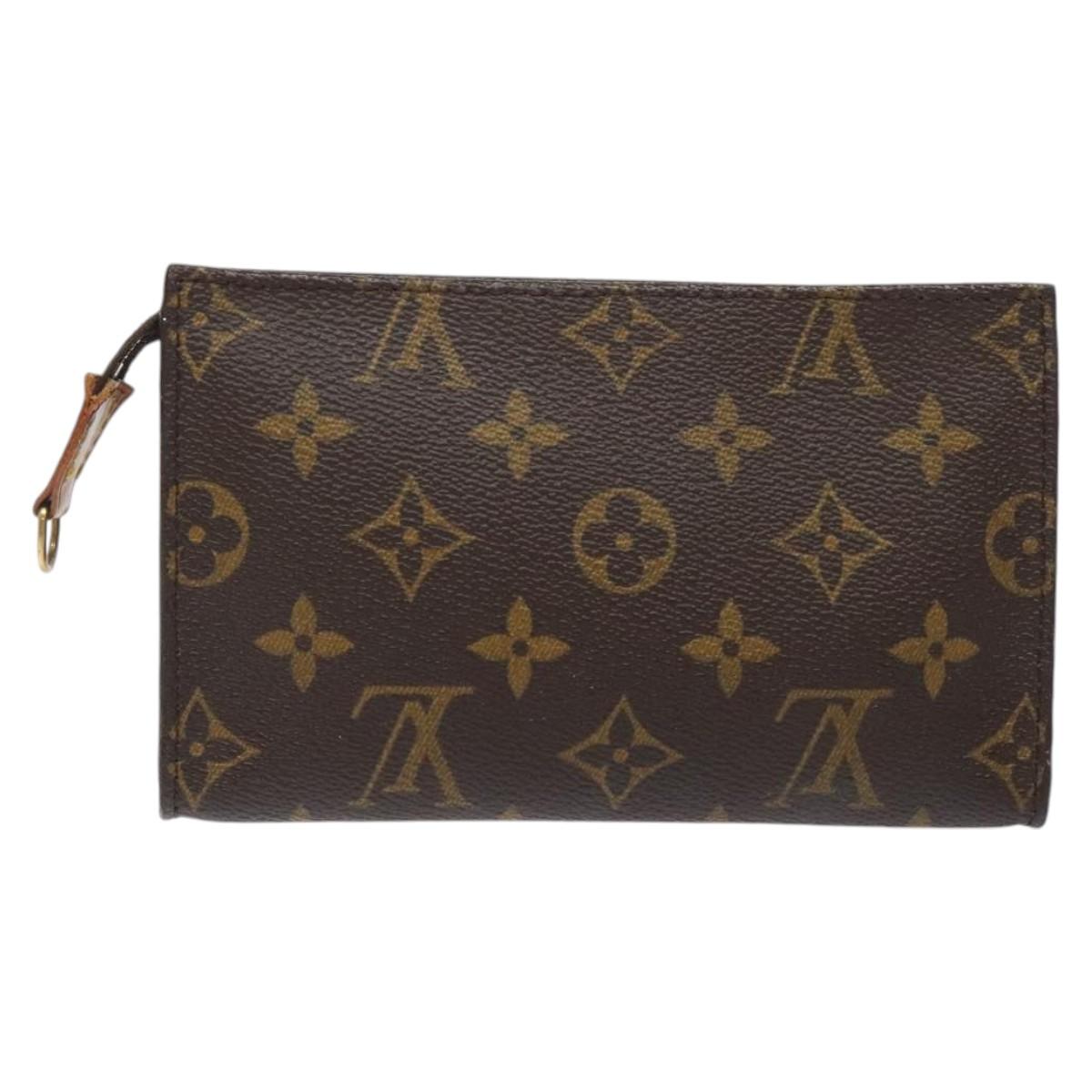 LOUIS VUITTON Monogram Bucket PM Accessory Pouch LV Auth am8256