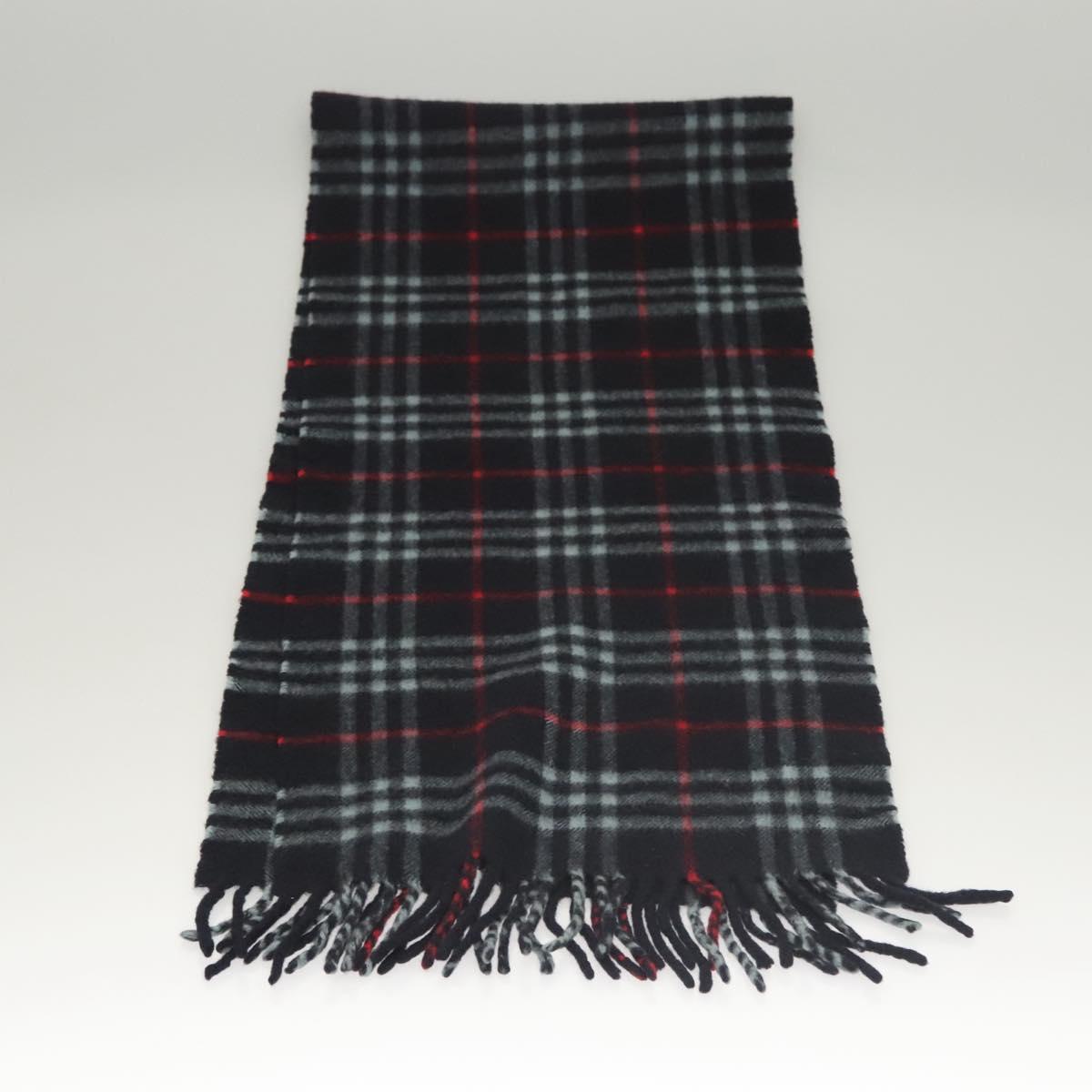 Burberrys Nova Check Scarf Cashmere Navy Auth am8280