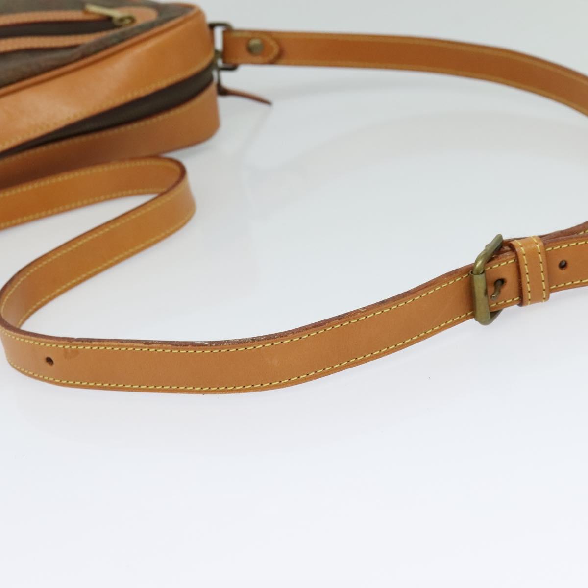 ETRO Paisley Shoulder Bag PVC Brown Gold Auth am8284