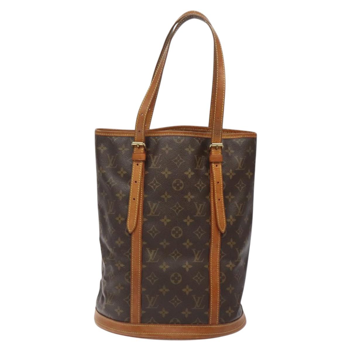 LOUIS VUITTON Monogram Bucket GM Shoulder Bag M42236 LV Auth am8316