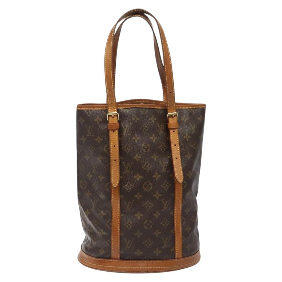 LOUIS VUITTON Monogram Bucket GM Shoulder Bag M42236 LV Auth am8316