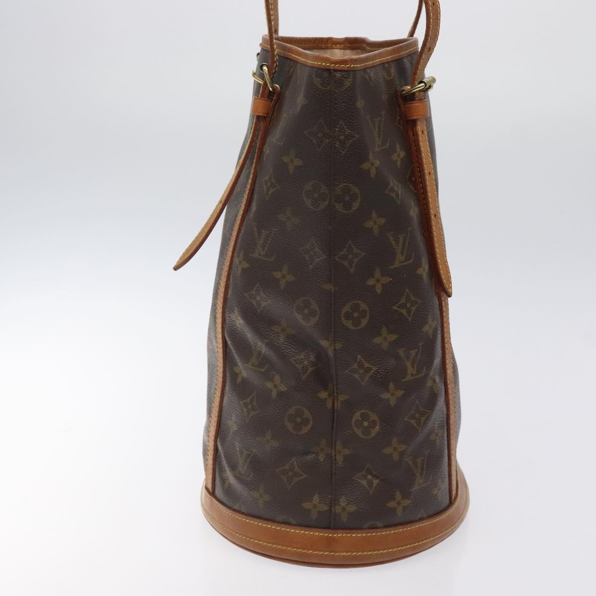 LOUIS VUITTON Monogram Bucket GM Shoulder Bag M42236 LV Auth am8316
