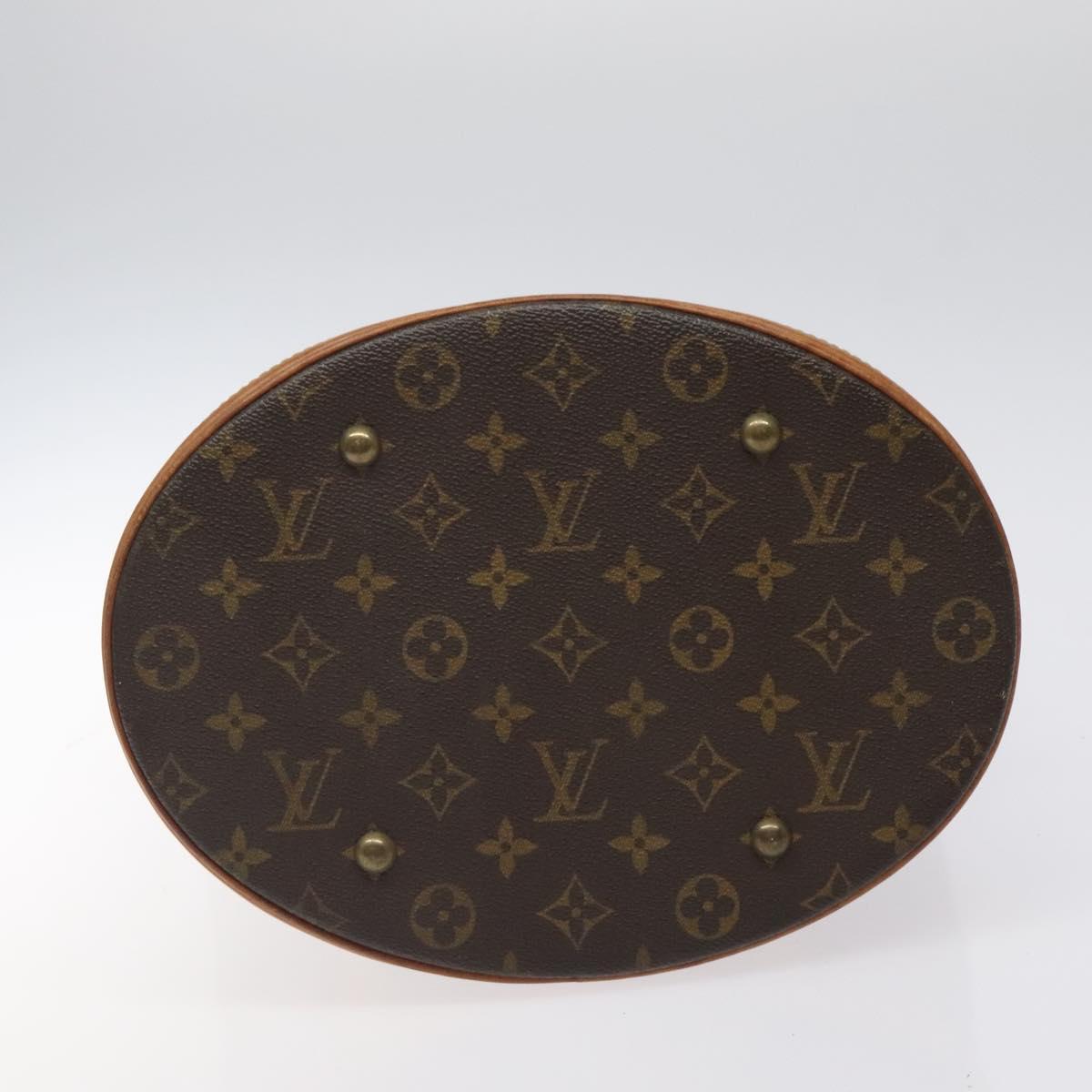 LOUIS VUITTON Monogram Bucket GM Shoulder Bag M42236 LV Auth am8316