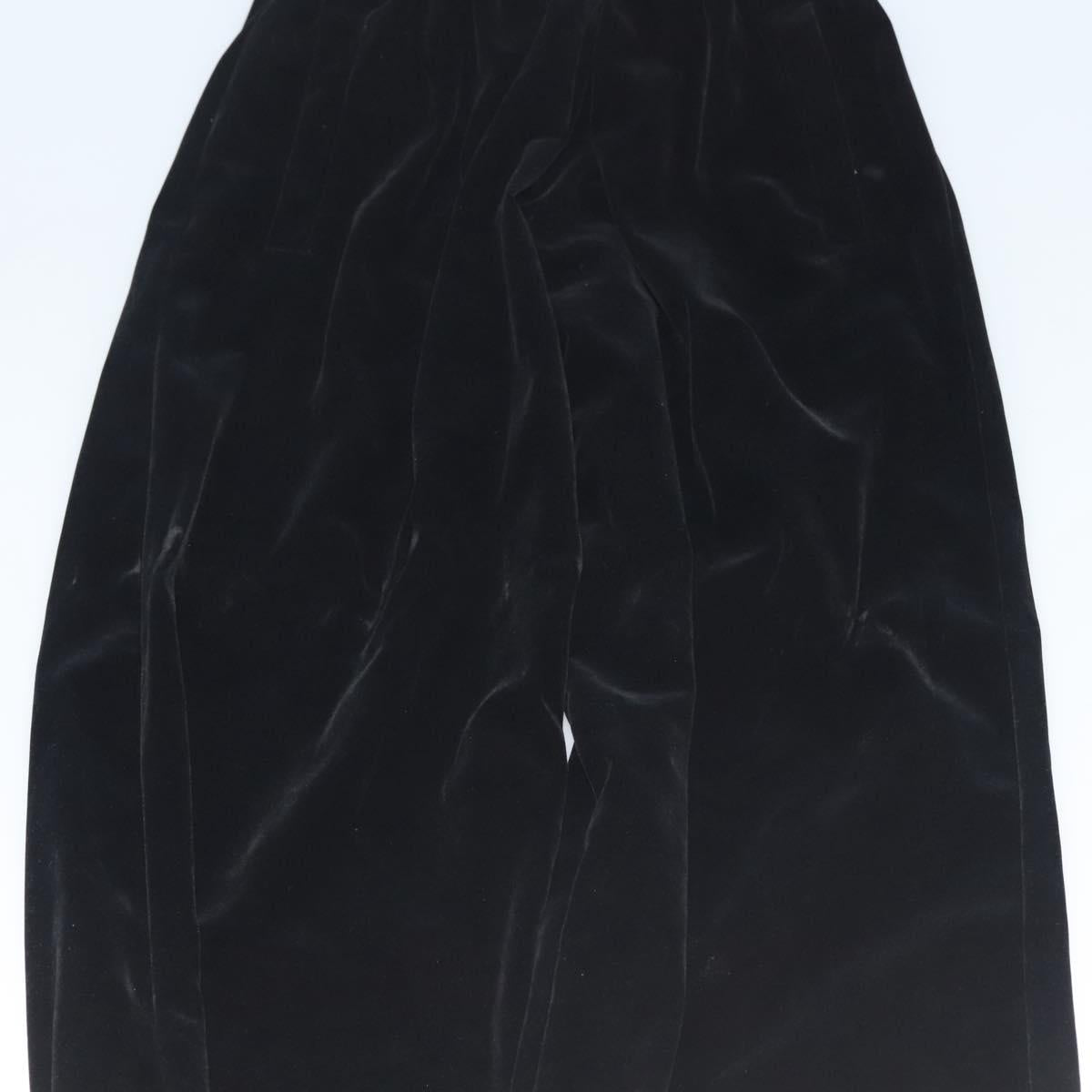 VERSACE Bottoms Velor Black Auth am8496
