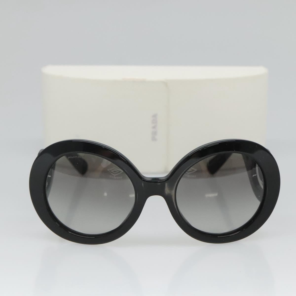 PRADA Sunglasses plastic Black Auth am8519