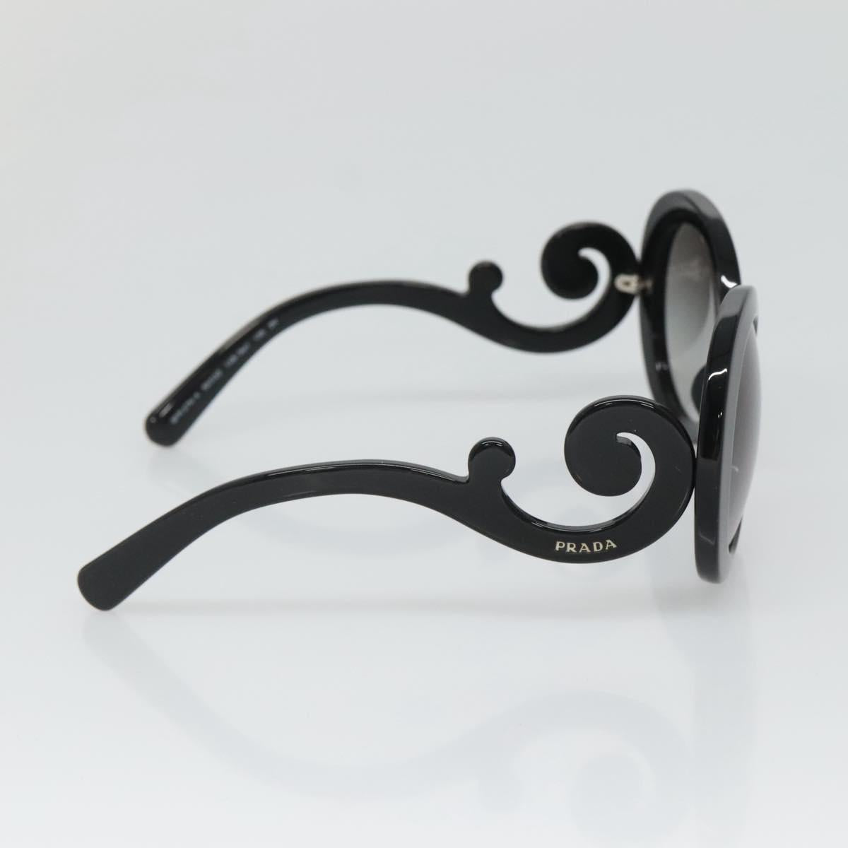 PRADA Sunglasses plastic Black Auth am8519