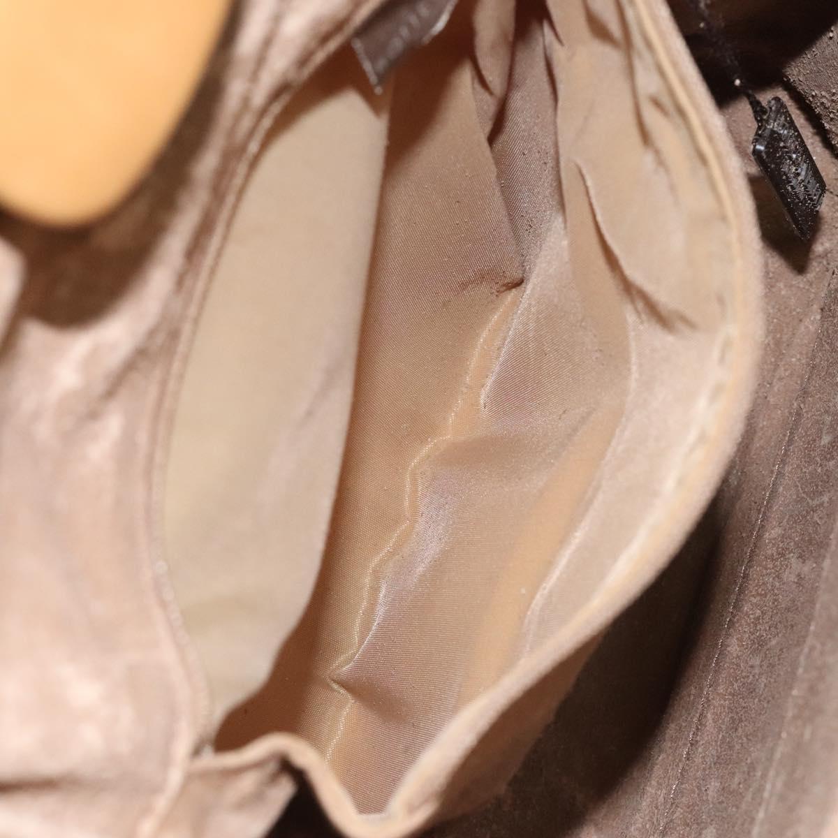 BOTTEGA VENETA INTRECCIATO Hand Bag Leather Beige Auth am8534
