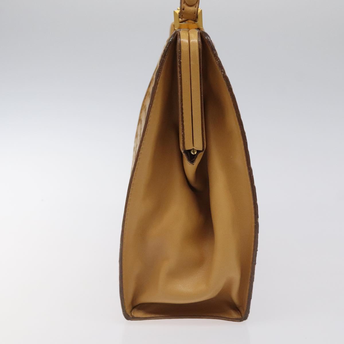 BOTTEGA VENETA INTRECCIATO Hand Bag Leather Beige Auth am8534