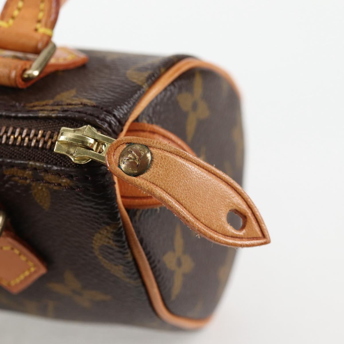 LOUIS VUITTON Monogram Mini Speedy Hand Bag M41534 LV Auth am8561V