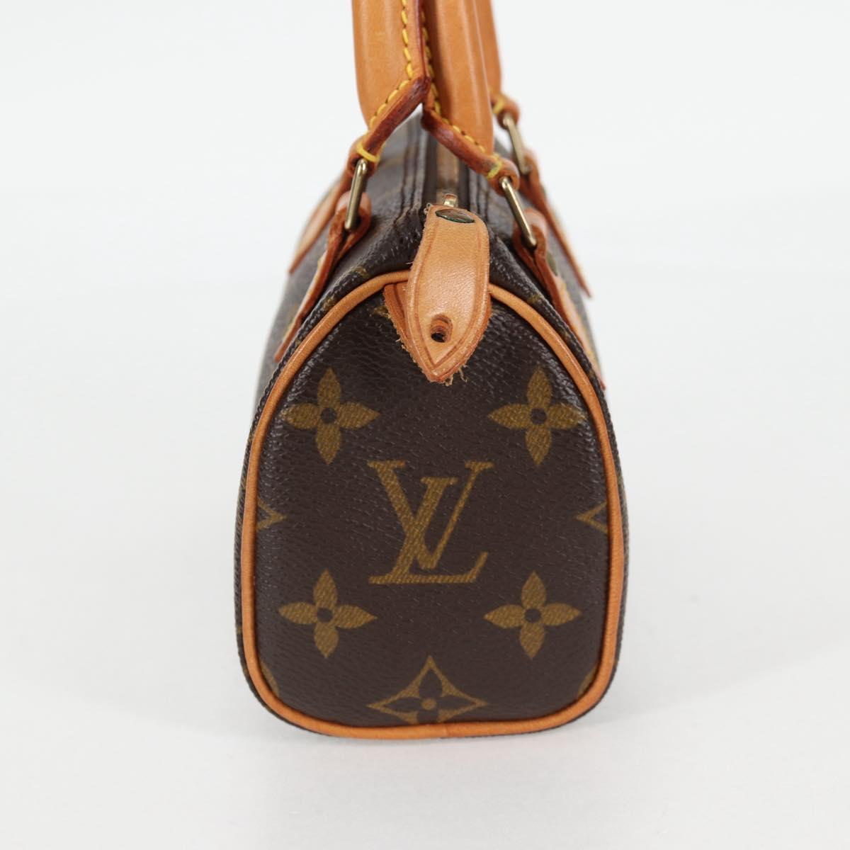 LOUIS VUITTON Monogram Mini Speedy Hand Bag M41534 LV Auth am8561V