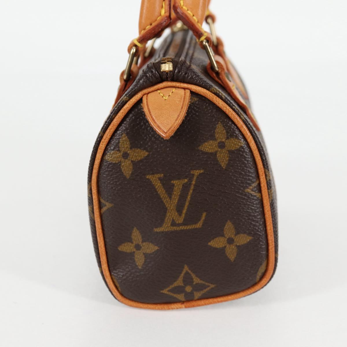 LOUIS VUITTON Monogram Mini Speedy Hand Bag M41534 LV Auth am8561V