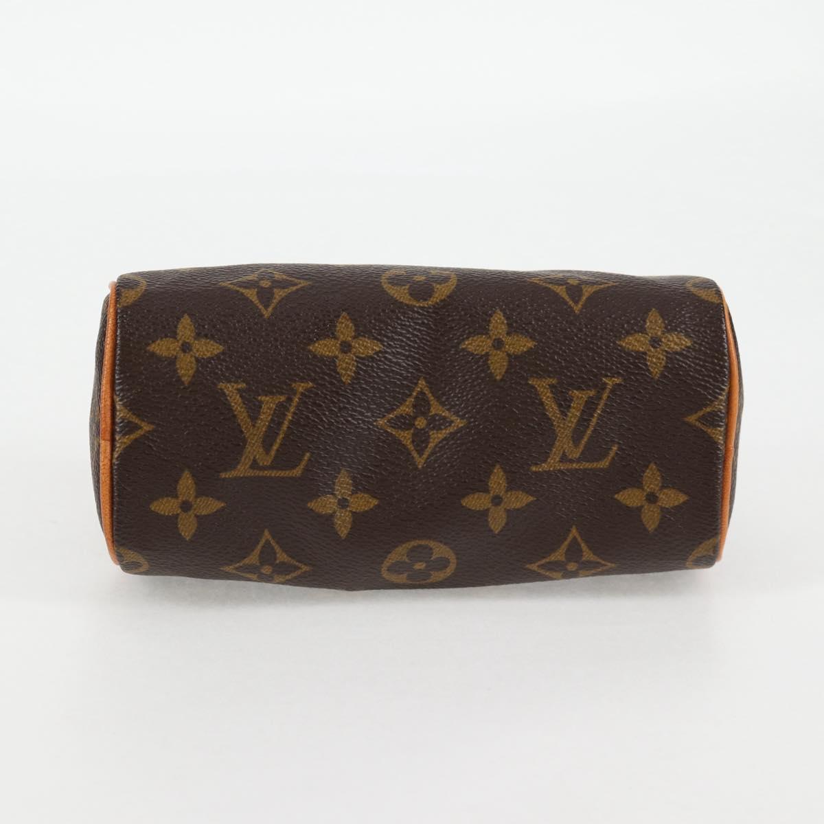 LOUIS VUITTON Monogram Mini Speedy Hand Bag M41534 LV Auth am8561V