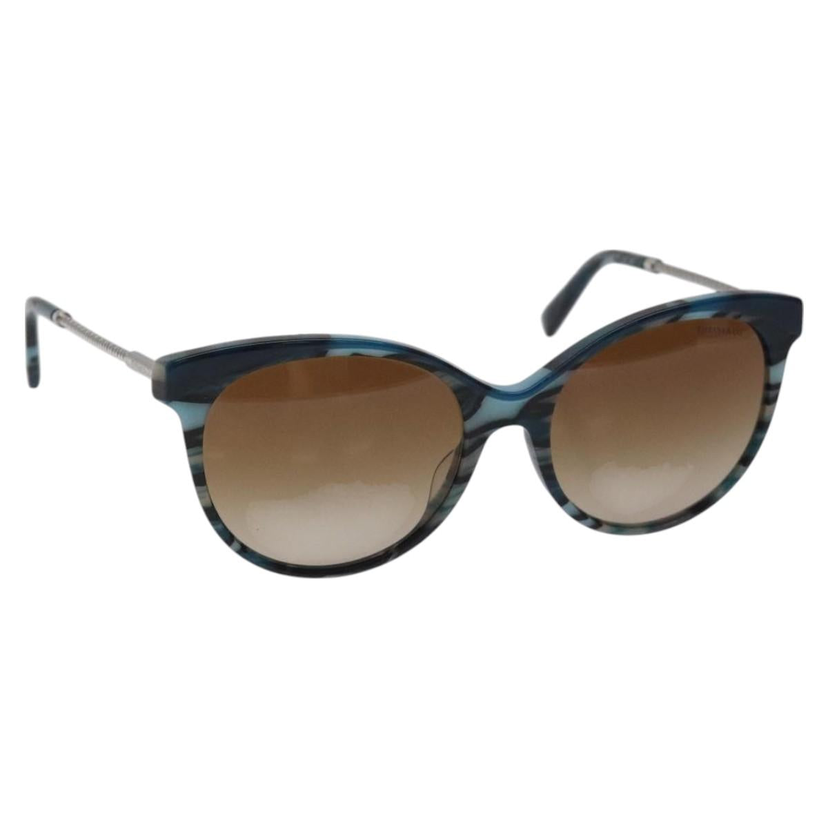 TIFFANY&Co. Sunglasses plastic Blue Auth am8576