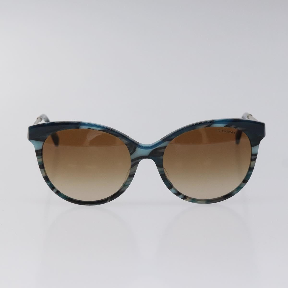 TIFFANY&Co. Sunglasses plastic Blue Auth am8576