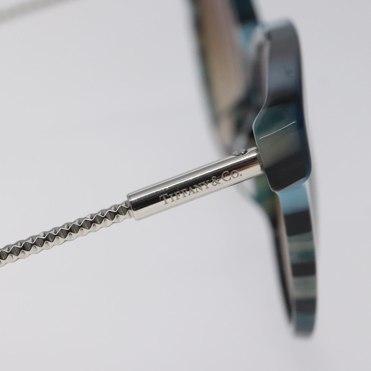 TIFFANY&Co. Sunglasses plastic Blue Auth am8576