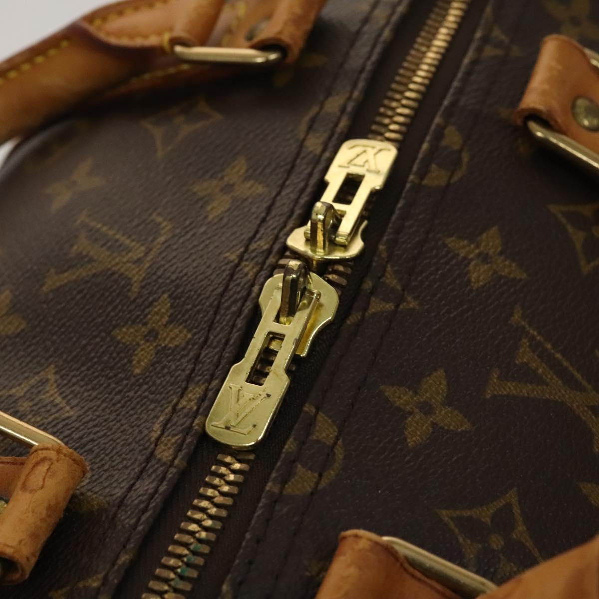LOUIS VUITTON Monogram Keepall 55 Boston Bag M41424 LV Auth am8624
