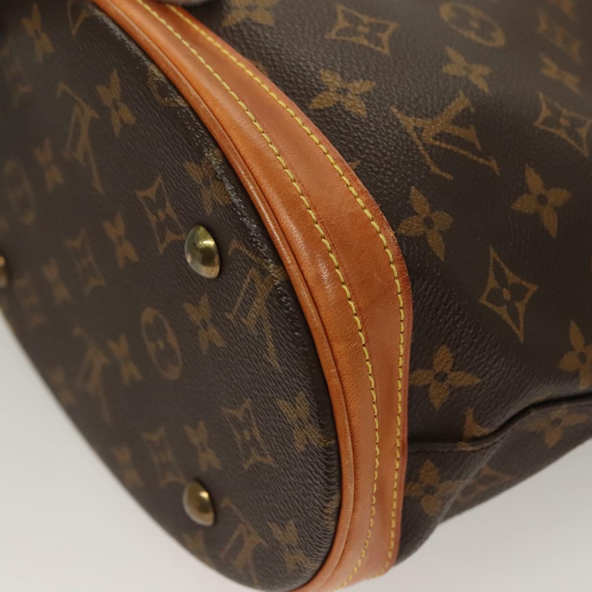 LOUIS VUITTON Monogram Bucket PM Shoulder Bag M42238 LV Auth am8679