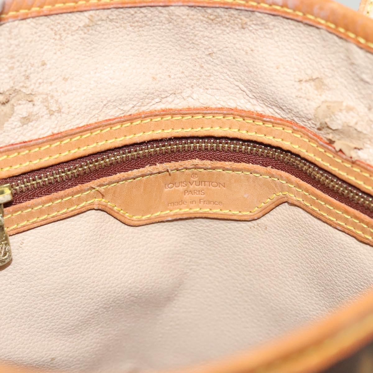 LOUIS VUITTON Monogram Bucket PM Shoulder Bag M42238 LV Auth am8679