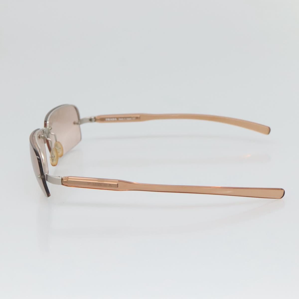PRADA Sunglasses plastic Brown Auth am8700