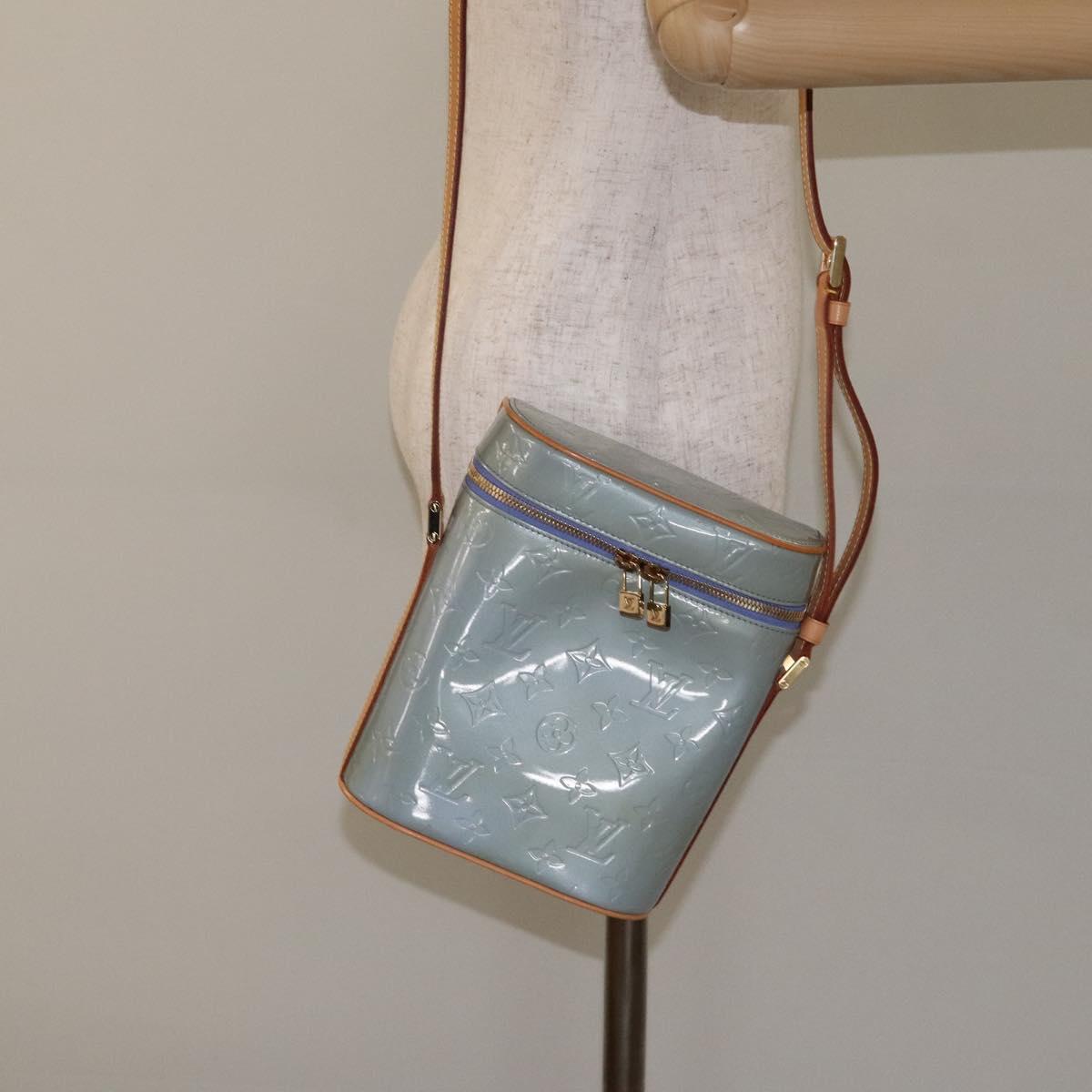 LOUIS VUITTON Monogram Vernis Sullivan Vertical Bag Lavande M91258 Auth am8703